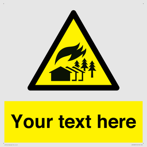 Custom Warning: Large scale fire zone